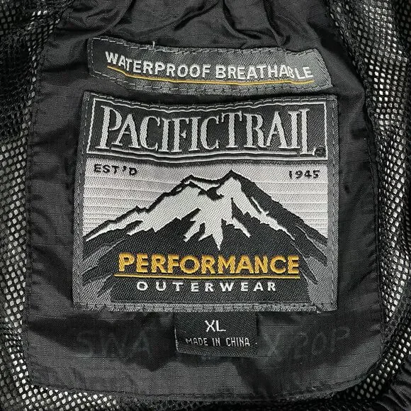 Pacific Trail Waterproof Packable Pants Women’s XL Black Hydro Vent Storm Tech - Picture 6 of 16
